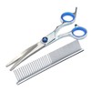 Dog Grooming Scissors Kit Stainless Steel Comfortable Adjustable Screw Professional