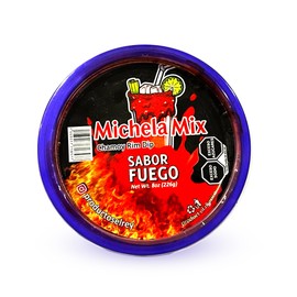 Michela Mix 2 Pack michelada Rimmer, Rimming Dip, Michelada and Fruit Dip, Chiltepin El Rey (1 Tamarindo 1 Mango)