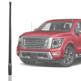 Anina 13 Inch Antenna Mast for Nissan Frontier(1998-2021) Titan(2004-2022) Aerial Antenna for FM/AM Radio Signal Reception Car Wash Proof - Durable Flexible Rubber