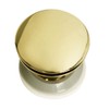 Westbrass Tip-Toe Integrated Overflow Bath Drain, Polished Brass, D98R-01