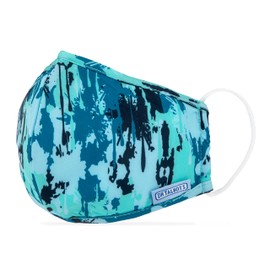 Dr. Talbot's Adult Washable Cloth Face Mask with Filter Pocket for Personal Health, 1 Pack, Blue Paint