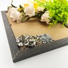 100 Pack Metal Triangle Ring Picture Hangers, D Rings Picture