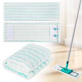 LUOJINYI Pack of 3 Floor Mop Replacement Covers for Leifheit Profi XL Micro Duo / Profi XL Cotton Plus All Floor Mop Handles, Leifheit Mop Cover, Leifheit Floor Mop Replacement Cover, Replacement