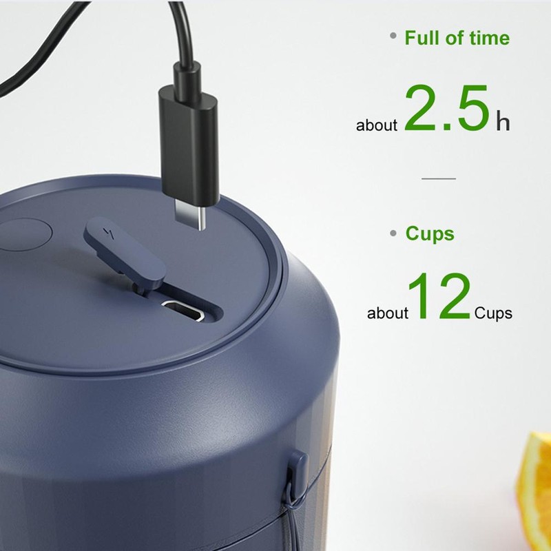 Portable Wireless Juicer Household Electric Juicer Cup for Kitchen Accessories
