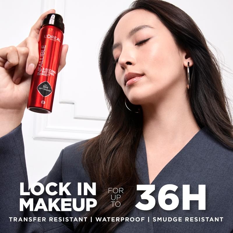 Infallible 3-second Setting Spray + Blur-fection Setting Powder, L'Oreal Paris:_Pink