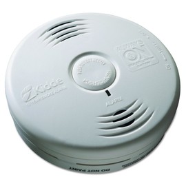 Kidde 21010167 Bedroom Smoke Alarm with Voice Alarm, Lithium Battery, 5.22" Diameter, 1.6" Depth