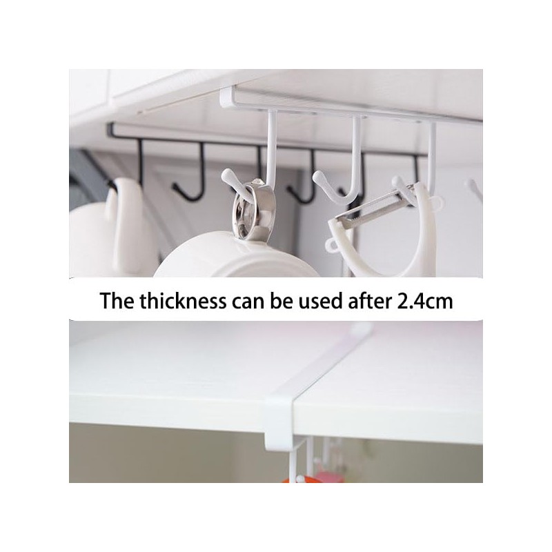 CANGCANG Cup Holder, 3 Pieces Kitchen Cabinet Organiser, Cupboard Insert,