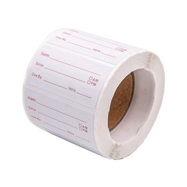 Hsthe Sea Pack of 500 Food Labels Stickers Freezer Labels Storage Labels 2.5 x 5 cm for Storage Jars and Food Containers