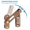 Alise 4 inch Flip Latch Gate Latches, Safety Door Lock