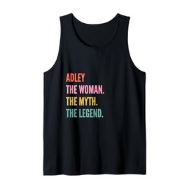 Funny First Name Design Woman Myth Legend - Adley Tank Top