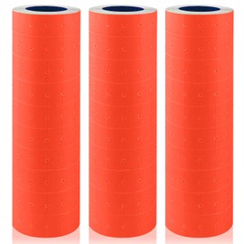 30 Rolls 15000 Price Gun Labels for Mx-5500 White Price Marker Stickers, Super Sticky Label Paper Tag Labels (White)