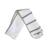Core-Spun Patterned Child AFO Socks by SmartKnit®-Thin Line - White/Grey/Purple