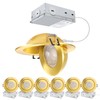 POPANU 4 inch LED Recessed Light - 9W Gold Gimbal