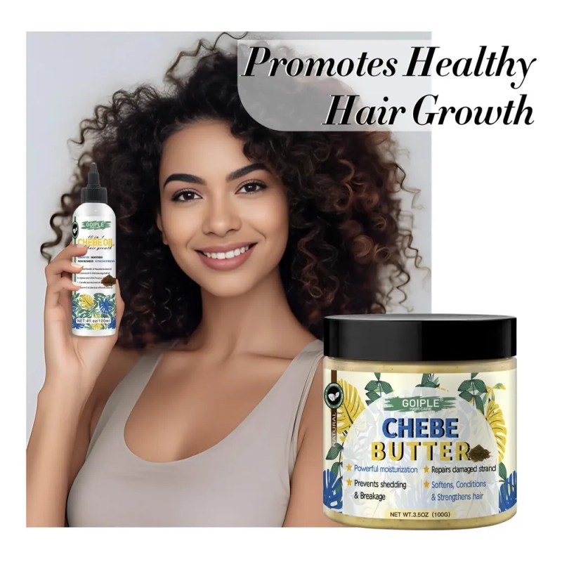Set Para El Crecimiento Del Cabello Wozutunt Chebe Oil &