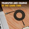 DEWALT Reinforced Braided Cable for Lightning, 10 feet, 3 feet,