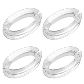 Window Blind Cord Winder,Safety Baby Proof Blinds Cord Wrap,Clear Windows Shade Pull Holders,Blind String Holder,No Wall Damage (4 Pack)