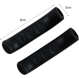 2 Pcs Pink Bike Brake Lever Grip Protector Cover, Shock Absorption Scratch Proof Bike Brake Handlebar Covers, Anti-Slip Brake Handle Silicone Sleeve for Mountain Road Bike Cycling Parts