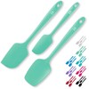 DI ORO Silicone Spatula Set - Rubber Kitchen Spatulas for