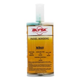 BLYSK Panel Bonding Adhesive MB60 - Two-Part Epoxy Adhesive, Non-Sagging, High Strength, Bonds to Sheet Molding Compound Panels, Metal, Fiberglass & More 200 ml/6.75 fl oz. Cartridge (1)