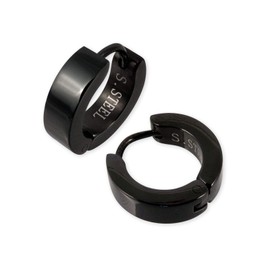 Fly Style – 1 Pair – Stainless Steel Creole Earrings, customisable, Stainless Steel