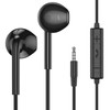 MOSWAG in Ear Wired Headphones, Wired Earbuds with Microphone, 3.5mm