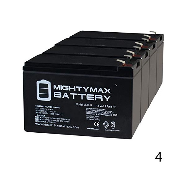 Mighty Max Battery 12V 9Ah Battery Replacement for ASF 100LB