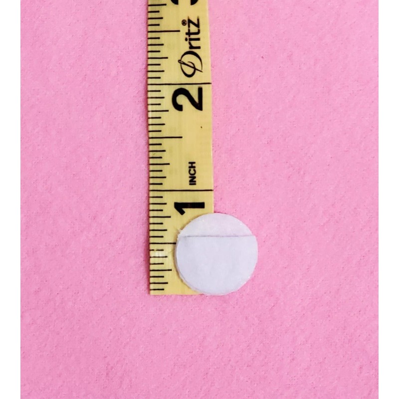 Reborn 5 Felt Circle Pockets For Magnetic Reborn Pacifiers (pockets