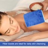 ZFRITP 5 Pcs Waschhandschuh Körper,Waschhandschuhe Frottee,Waschlappen Microfaser,Mikrofaser Waschlappen,Flanell,Weich