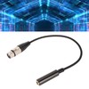 6.5mm to XLR Adapter Cable, Balanced Microphone Cable 11.8in for