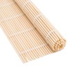 THY COLLECTIBLES Sushi Making Rolling Mat Natural Bamboo 9.5" x