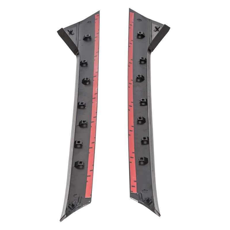 ECOTRIC 2 PCS Front A-Pillar Molding Windshield Outer Trim Compatible