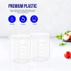 Goiio 12 Pcs 3.4 Oz Transparent Lab Measuring Cup, 100ml