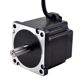 STEPPERONLINE Nema 34 Stepper Motor 4.8Nm(679.87oz.in) 6.0A 14mm Key-Way Shaft with 1m Cable