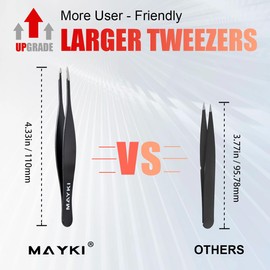 Eyebrow tweezers with intial for Women Facial Hair, Best Gifts for Teen Girl/Daughter/Friend/Mom/Bridesmaid/Wife/Girlfriend, Unique Gift for Birthday/Anniversary/Mothers Day/Valentines Day/Christmas