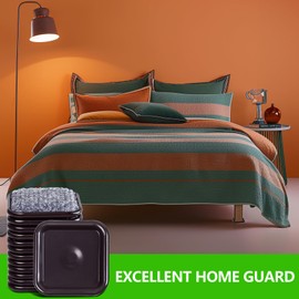 1 3/4" Square Carpet Bottom Furniture Caster Cups, Reusable Furniture Sliders for Hardwood Floors, Felt Furniture Pads Coasters to Protect Tile or Laminate Floors from Scratches, Brown/Gray (24 Pack)