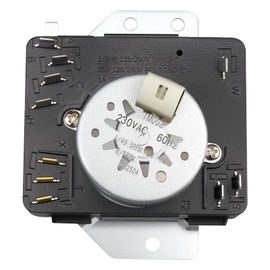 Upgrade W10185982 Dryer Timer Replace WPW10185982 418-618-20-B5 Timer Compatible with Whirlpool Maytag Crosley Kenmore MEDC215EW1 WED4800XQ0 WED4950HW0 WED4800BQ1 WED4815EW1 WED5100VQ1 2-Year Qa
