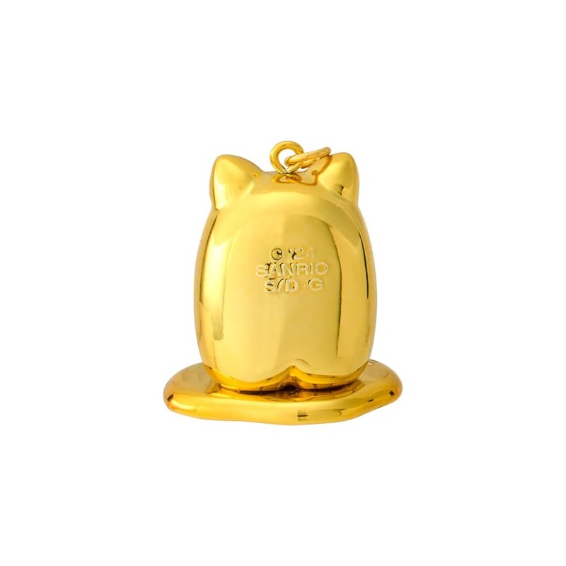 Sanrio 341851 Gold Pika Netsuke Gudetama Lanyard Keychain