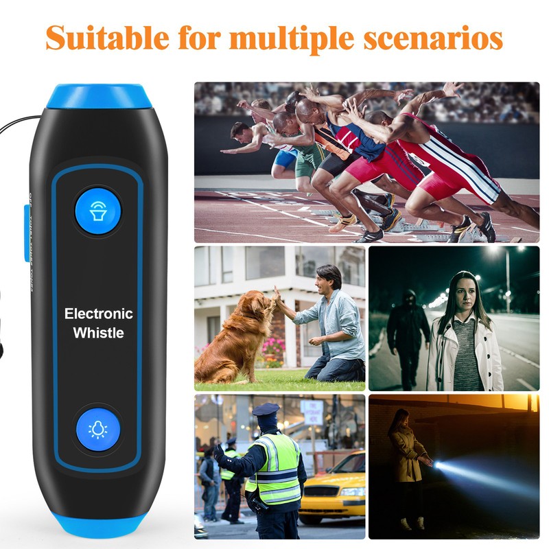 Electronic Whistle 3 Tone 3 Volume Level Blow Free Whistle