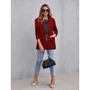 CRAZY GRID Womens Casual Blazer Long Sleeve Business Suit Jacket