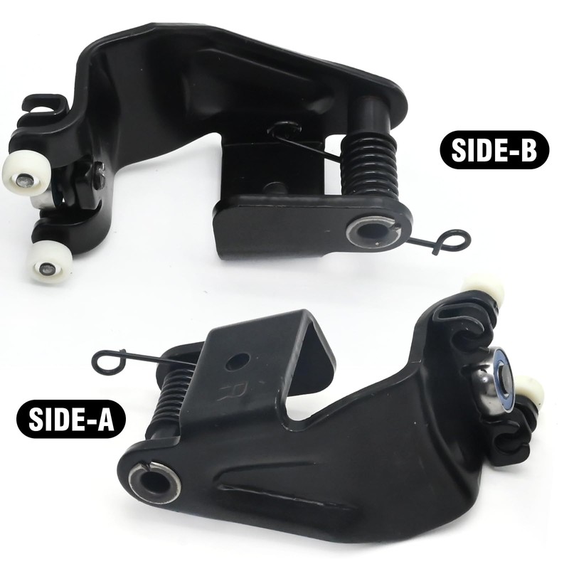 Hoypeyfiy 2Pcs Sliding Door Roller Assembly with Rail Stoppers 72561-SHJ-A21