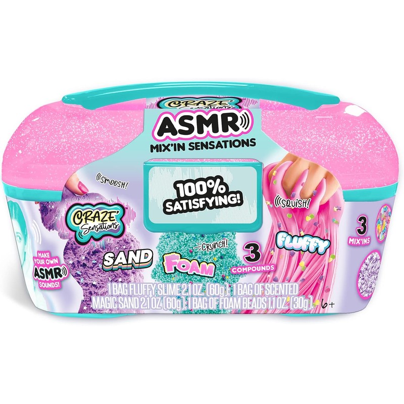 CrazeSensation ASMR Paquete de 3 Caddy