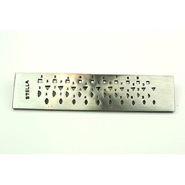 Proops 6" Jewellers Drawplate Oval, Half Round, Triangle, Square. 40 Holes. (J1146) Free UK Postage