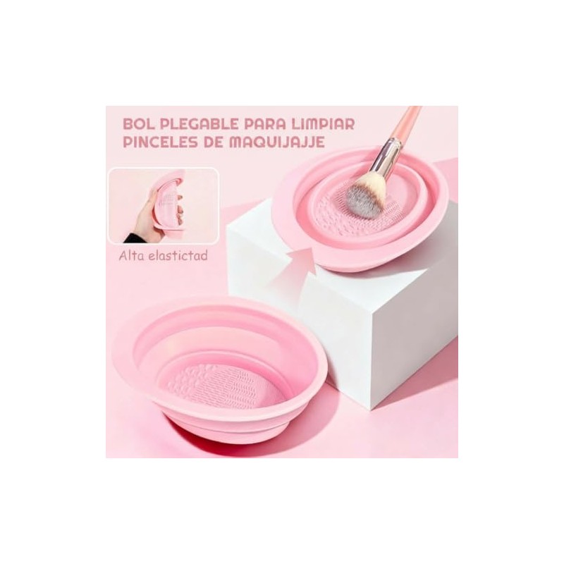 Brochas para Maquillaje con Bolsa 41pcs,Set de Brochas para Maquillaje