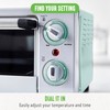 GreenLife Countertop Toaster Oven Air Fryer Stainless Steel, Healthy Ceramic