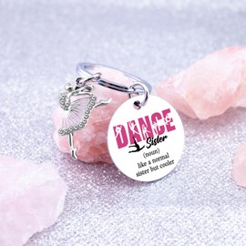 Dancer Gifts for Girls Dance Keychain Gifts for Dancers Teacher Dance Sister Gift for Women Ballet Accessories Dance Competition Team Stuff for Teen Girls Dance Recital Gift Ideas
