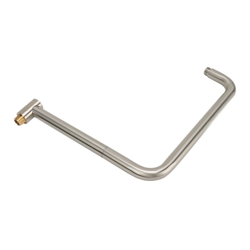Shower Head Extension with Flange S Shape Shower Arm Wall