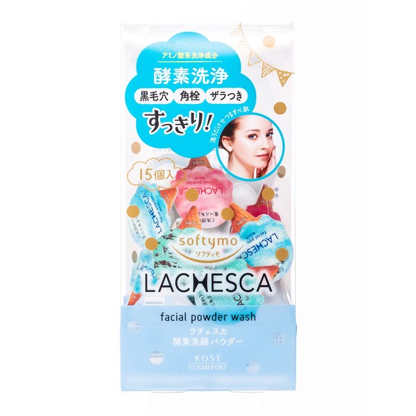 KOSE Softymo Ratchesca Powder Wash, 0.02 oz (0.4 g) x