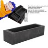 75ml Graphite Ingot Mold Rectangular Graphite Mold for Metals Melting