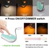 BIGMONAT Rechargeable Reading Light for Kids,Small Amber Book Light,Multi Colors
