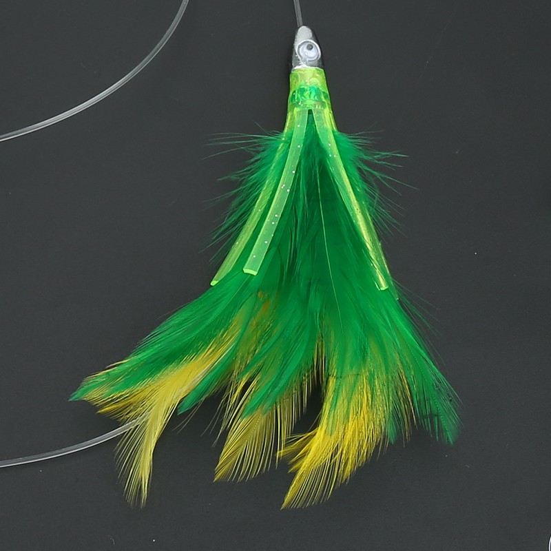 Schwertfisch Feather Tuna Artificial Fishing Lure Tease Accessories for Large